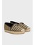 Jolandon Logolu Hasır Espadril FLJDNNFAB14 Bayan Espadril Fljdnn FAB14 Black 2