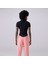 Slim Button-Up Kadın Siyah T-Shirt 2