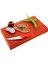 Kırmızı Polietilen Kesme Tahtası 25*40*4 cm Kırmızı / Tek Ebat 1