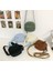 Kadife 2024 Bahar Yeni Moda Düz Renk Ruiying Bez Çanta Kampüs Kızlar Omuz Crossbody Küçük Çanta Gelgit (Yurt Dışından) 2