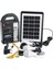 AT-999 Güneş Enerjili Solar Panel Aydınlatma Sistemi Powerbank+Usb Çıkış+ 3 Ampül Lamba Kamp Piknik 1
