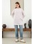 Ince Çizgili Sweat Soft Menekşe 2