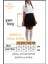 Siyah Yüksek Bel Şortlu Etek Skirt With Shorts 1101 6