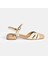 Rolenda Beyaz Kadın Slingback Deri Günlük Ayakkabı 1