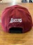 La Lakers Nakışlı Bordo Hip Hop Snapback Rapper Basket Cap Şapka 4