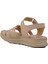 Ayakmod 673582 Z Bej Kadın Sandalet 4
