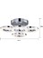 Oylum 4'lü Krom 24 Watt Kristalli Koridor Salon LED Plafonyer Avize 5