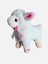Oyun ve Uyku Arkadaşım Peluş Kıvırcık Kuzu - 35CM 2