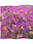 %100 Ipek Bandana FULAR(55X55 Cm) - Vincent Van Gogh (Badem Ağacı Mor) 1