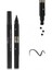Çift Uçlu Suya Dayanıklı Siyah Eyeliner 1 Adet Hassas Uç Yıldız Desenli Profesyonel Makyaj 2
