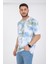 Erkek %100 Pamuk Bisiklet Yaka T-Shirt - Tie Dye Desenli, Günlük Kullanım Için Ideal 3