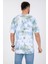 Erkek %100 Pamuk Bisiklet Yaka T-Shirt - Tie Dye Desenli, Günlük Kullanım Için Ideal 4