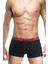 Bordo Yan Çizgili Siyah Boxer 3101 1
