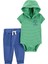 Erkek Bebek Body Pantolon Set 2'li Paket 1