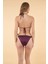 Concept Taşlı Üçgen Bikini Takımı - Mürdüm 2