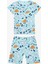 Pamuklu Erkek Çocuk Sleepysaurus 2li Çok Renkli Pijama Takımı 2