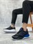 DRNBA0650 Tarz Sneakers Yüksek Taban Siyah Mavi Spor Ayakkabısı 1