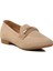 Pierre Cardin 517046 Z Bej Kadın Taşlı Babet 1