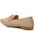 Pierre Cardin 517046 Z Bej Kadın Taşlı Babet 4