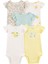 Layette Kız Bebek Kısa Kollu Body 5'li Paket 1