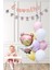 Peri Kızı Tema 6 Aylık Yarım Yaş Partisi Balon Zinciri Seti 6 Months Bannerlı 1