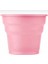 Plastik Tabak Bardak Çatal Seti 25'li Kullan At Piknik Seti Pembe Tabak Pembe Çatal 2