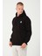 Kapüşonlu Sweatshirt Siyah 4