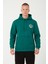 Kapüşonlu Sweatshirt Zümrüt Yeşili 1