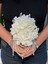 Gelin Buketi ve Damat Yaka Çiçeği ( Düğün, Nişan, Nikah Buketi, Yapay Çiçek, Kristal El Buketi ) 2