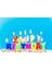 Nessiworld Rengarenk Happy Birthday Yazılabilen Doğum Günü Mumu 3