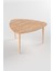 Çam Damla Orta Sehpa 70 cm Üçgen Ahşap Ayak Modern Tasarım Oturma Odası Salon Ofis Balkon Sehpası 4