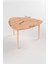 Çam Damla Orta Sehpa 70 cm Üçgen Ahşap Ayak Modern Tasarım Oturma Odası Salon Ofis Balkon Sehpası 5