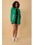 Yazı Taş Baskı Kadın Oversize Gömlek - 0243 1