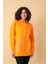 Yazı Taş Baskı Kadın Oversize Gömlek - 0243 3