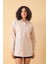 Yazı Taş Baskı Kadın Oversize Gömlek - 0243 3
