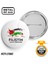 Filistin Yalnız Değildir İğneli Rozet 44 mm 1