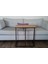 Ahşap Loft Dikdörtgen Yan Sehpa 1
