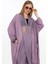 Italyan Ipek Detaylı Oversize Kap Bluz- Wes Pantolon Takım 3