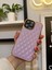 iPhone 13 Pro Max Baklava Desenli Deri Kılıf 1