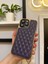 iPhone 13 Pro Max Baklava Desenli Deri Kılıf 1