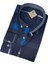 Pamuklu Uzun Kollu Siyah Erkek Gömlek (Slim Fit Kalıp) 2