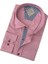 Pamuklu Uzun Kollu Pembe Erkek Gömlek (Slim Fit Kalıp) 2