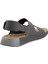Cozmo M Steel Erkek Deri Sandalet Yastıklı Topuk Bandı İle Rahat Kullanım 2