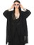Italyan Büyük Beden Ipek Detaylı Oversize Kaftan & Bluz 2