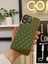 iPhone 14 Pro Max Baklava Desenli Deri Kılıf 1