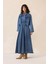 Ceket Elbise Denim Ikili Takım Mavi 9303-TK 1