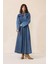 Ceket Elbise Denim Ikili Takım Mavi 9303-TK 4