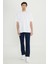 %100 Pamuk Oversize Fit Rahat Kesim Bisiklet Yaka Baskılı Tişört 2