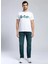 Bisiklet Yaka Beyaz Erkek T-Shirt 252 Lcm 242001 Londonlogo Beyaz-Y 1