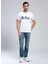 Bisiklet Yaka Beyaz Erkek T-Shirt 252 Lcm 242001 Londonlogo Beyaz-L 1